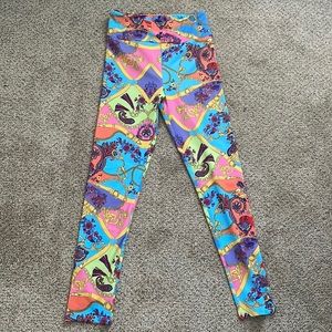 Colorful High Waist Luxury Designer Look Leggings chain leggings